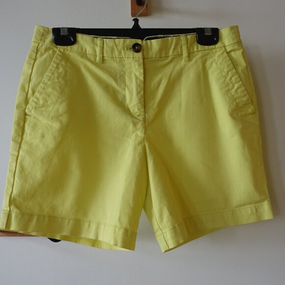 Boden  Women's citrus yellow chino shorts 6 8 - Picture 8 of 8